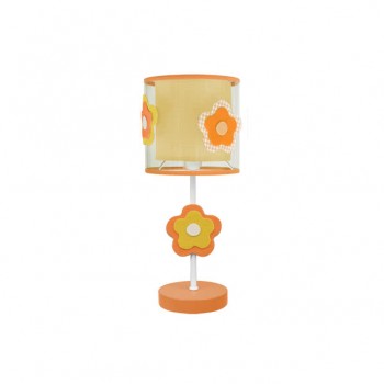 Distribuidor - Lâmpadas Diversas | Sobre Mesas Infantil | SOBREMESA INFANTIL FLOR NARANJA 1XE14 (35X14) Ref: 044171004
